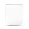 Fanmitrk White Toilet Seat Duroplast,Soft Close Toilet Seat,Square Shape,Easy to Clean,Quick Release and Top Fastening (UF09-06)