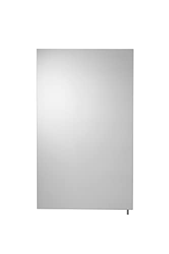 Croydex Finchley Single Door Bathroom Medicine Cabinet, Stainless Steel, 670x400x119mm