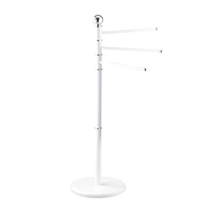 Wenko Wenselaar GmbH & CO KG Toallero de Pie Exclusive, Blanco, White