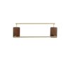 HIGOH Towel Racks, Towel Rail for Bathroom,All-Copper Bathroom Hand Towel Holder,Single-Bar Bathroom Hand Towel Holder,Wall-Mounted Hand Towel Ho