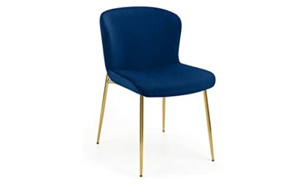 Julian Bowen Set Of 2 Harper Dining Chairs, Blue