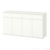 Ikea VIHALS sideboard, 140x37x75 cm, white