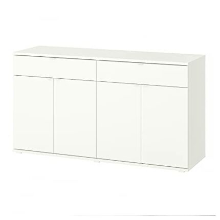 Ikea VIHALS sideboard, 140x37x75 cm, white