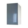 Berlioz Creations CP4HG One door wall kitchen cabinet High Gloss Grey 40 x 34 x 70 cm