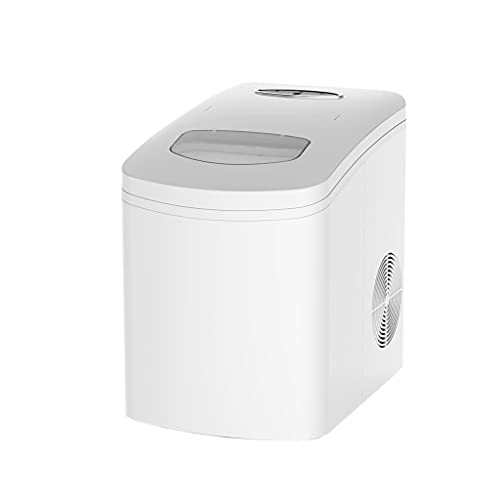 ZBJHY White Ice Maker Milk Tea Shop Bar Businesses with Mini Home Ice Maker Ice Machine