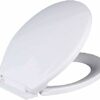 Soft Close Toilet Seat Quick Release Loo Seat Oval PP Easy Installation