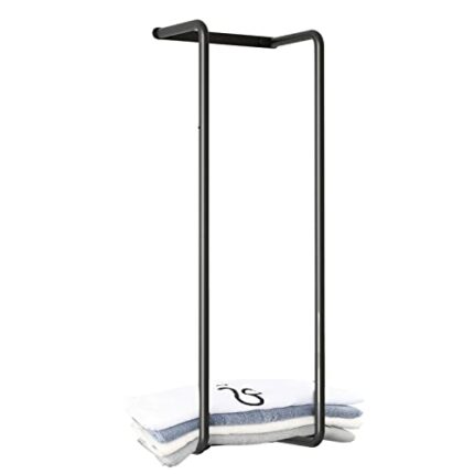 Towel Rack, Towel Wall Rack, Towel Storage Rack, Stainless Steel Black Bathroom Towel Rack, Towel Storage Wall Towel Rack For Hotels Bathrooms RV