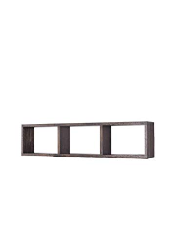 PIBM Shelf Wall-Mounted Wine Rack and Glass Holder, Oak Wine Storage Rack, Vintage Home and Kitchen Bar Decoration Accessories, Shelf and Inverte