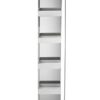 Croydex Arun Tall Pivoting Mirror Cabinet, Silver, 1200 mm