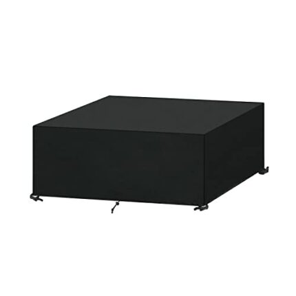 SanGlory Rectangular Garden Furniture Covers Waterproof, Windproof, Anti-UV, Heavy Duty Oxford Fabric Patio Furniture Cover, Outdoor Patio Table