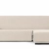 Eysa Rabat practica chaise longue cover 240cm, color 01/camel, right-frontal view