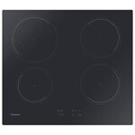 Candy CI642CTT/E1 60cm Induction Hob, 4 Boosters, Touch Control, Black Glass