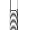 Spare Hardware Parts Bed Frame, Bench, Shoe Storage Long Screw (Replacement for IKEA Part #106918) (Pack of 4)