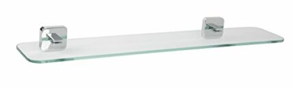 Croydex Flexi-Fix Camberwell Bathroom Shelf Screw or Glue Fix