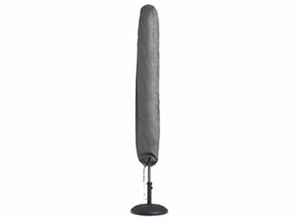 Perel Garden OCP04 Protective Cover for Parasols for Maximum 4 m, charcoal grey, 220 x 40 x 0.1 cm