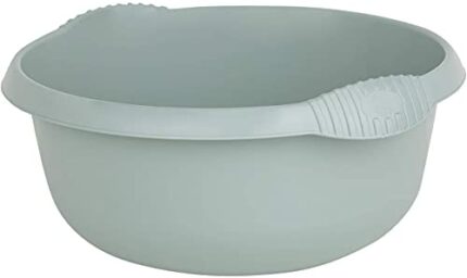 2 x Silver Sage High Grade 32cm Circular Round Washing Up Bowl Basin