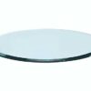 Bassett Glass | 18" Round Tempered Glass Table Top - 1/2" Thick - Beveled Polished Edge