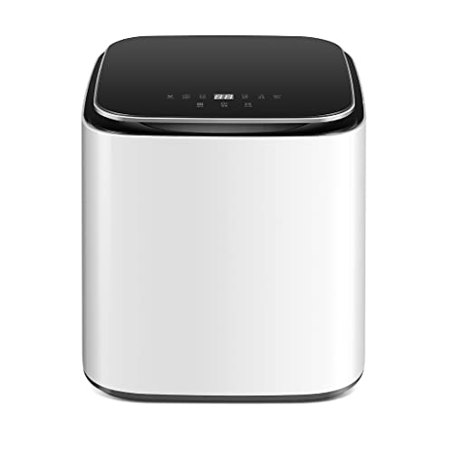 XIAOJUN Portable Washer and Dryer Machine Cooking, Washing and Drying Desktop Washing Machine (Color : White)