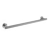 Hallyware Round Base Single Towel Bar SUS 304 Stainless Steel 60 cm/24 inches Towel Rails Rack for Kitchen and Bathroom Wall Mounted,Mirror Polis