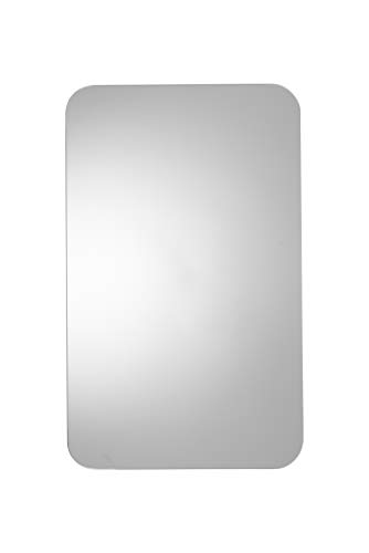 Croydex WC871505 Mirrored Cabinet, Stainless Steel, Silver, Medium