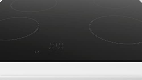 Bosch PKE61RAA8B Electric hob, 60 cm, Black, Serie 2, Built in & HBS534BB0B Serie 4 Built-in Oven with EcoClean Direct, Cleaning Assistance, 3D H