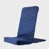 BackJack BJI Original BackJack -Made in The USA- Extra Large Navy Cotton Fabric Lightweight Floor Seating Chair for Gaming, Families, Parents, Da