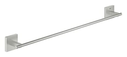 GROHE Start Cube Towel Rail – Bathroom Wall Mounted Towel Holder (Metal, Concealed Fastening, Including Screws and Dowels), Size 600 mm, Easy to