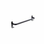 RSOCHS Bathroom Towel Holder Wall Mounted Black Single Double Rod Towel Rack With Hook Space Aluminum Towel Hanger Bathroom Accessories