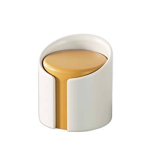 LEIGE Makeup Stool, Living Room Sofa Stool, Bedroom Dressing Table Stool, Round Pier (Color : 3-pack, Size : Talla �nica)