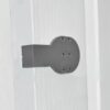 Door Jig Marking Template for a 45mm or 57mm Door Latch, Spindle and Handles Plus Door Edge Centre Finder Pencil and Sharpener, Grey