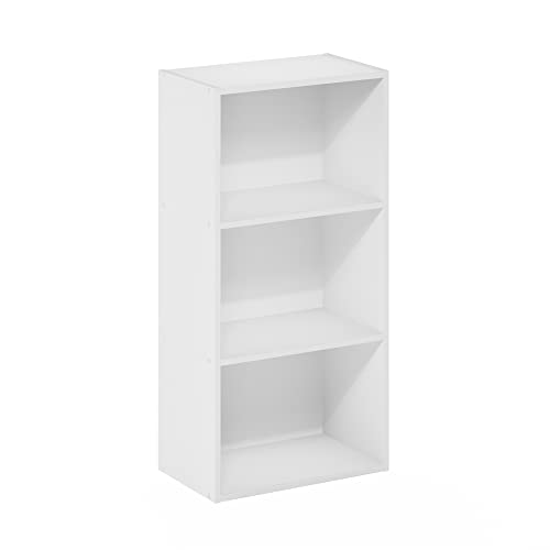 Furinno Luder Bookcase/Book/Storage, 2-Tier, White