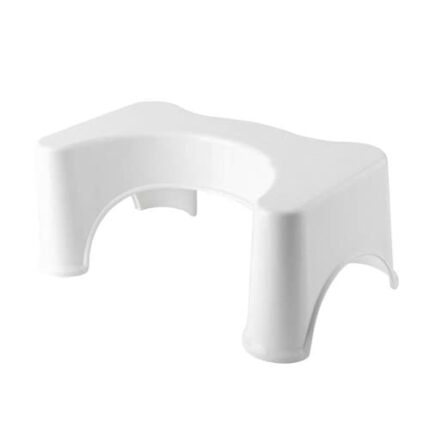 JJA Bathroom Toilet Stool, Foot Step Stool, Footstools, For Constipation Piles Relief Foot Stool - Anti-Slip Bathroom Accessories (Light Grey)