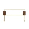 HIGOH Towel Racks, Towel Rail for Bathroom,All-Copper Bathroom Hand Towel Holder,Single-Bar Bathroom Hand Towel Holder,Wall-Mounted Hand Towel Ho
