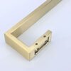 TocTen Bath Towel Rack - Square Base Thicken SUS304 Stainless Steel Towel Bar for Bathroom, Bathroom Bar Accessories Towel Rod Heavy Duty Wall Mo