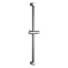 OFFO Shower Riser Rail, 62cm Wall Mounted Shower Rail Adjustable Distance 28 to 61cm with Handheld Shower Head Holder Replacement for Shower, Chr