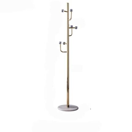 maozi Metal Coat Hanger Design Floor-to-ceiling Coat Rack Standing Bedroom Furniture Floor-to-ceiling Coat Hanger (Color : D, Size : Light Grey)