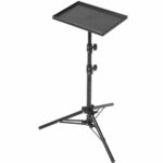 UKCOCO Projector Tripod Stand - Laptop Stand Adjustable Height Multi Purpose Adjustable Portable Tripod Stand for Workstation Music Projector and