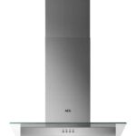 AEG DTB3654M 60cm Glass Extraction Hood, 3 speeds, Class C, LED Lighting, Powerful extraction motor and washable filter, Stainless Steel