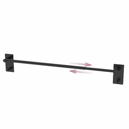 Towel Rail No Drilling, Guest Towel Rack Self-Adhesive, Brushed Stainless Steel Towel Rail Wall Mounted, Bathroom Towel Rail Extendable 15.75-29.