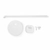 Ex-Pro Single Freestanding Speaker Floor Stand Bracket Compatible with/for Sonos One/Sonos Play:1, Fixed Holder with Cable Management - White