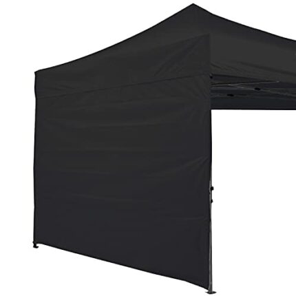 ABCCANOPY Side Panel for 3x3M Straight Leg Gazebo,1 Pack Sidewall Only (Black)
