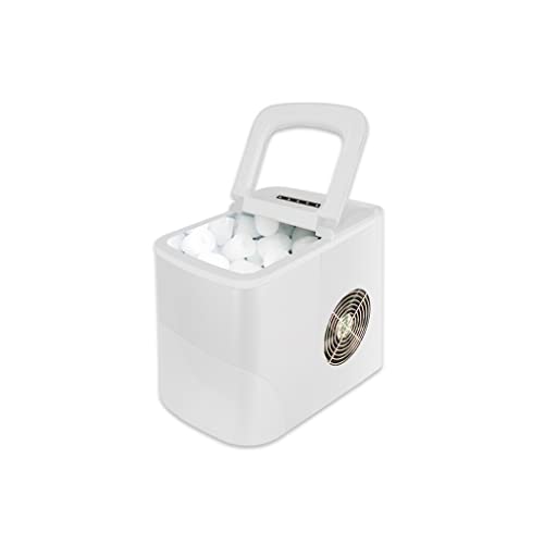 RJJ Small Household Ice Maker Literary Fresh White Dormitory Mini 15kg Ice Cube Maker