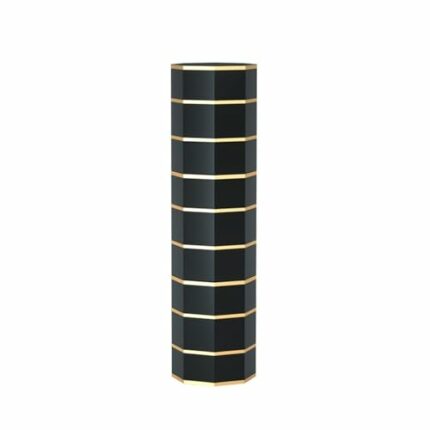 JYDQM Rotating Shoe Cabinet Home Shoe Rack Entrance Door Shoe Cabinet Black Octagonal Shoe Cabinet (Color : D, Size : 127CM)