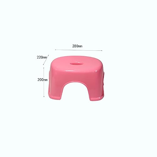 Shower Stool Plastic Stackable Footstool portable waterproof,for bedroom,bathroom,kitchen,living room etc.,A,28 * 22 * 20