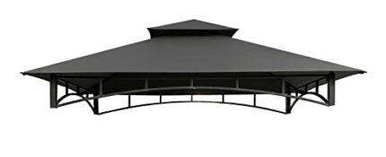 APEX GARDEN Replacement Canopy Top CAN ONLY FIT for Model #D-GZ136PST-N Summer Breeze Soft Top Gazebo (Canopy Top Only) (Grey)