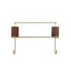 HIGOH Towel Racks, Towel Rail for Bathroom,All-Copper Bathroom Hand Towel Holder,Single-Bar Bathroom Hand Towel Holder,Wall-Mounted Hand Towel Ho