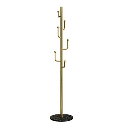 MJWDP Metal floor-to-ceiling bedroom hanger home hanger wrought iron storage strong coat rack