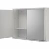 Croydex Simplicity Self-Assembly 2 Door Mirror Cabinet (FSC MDF), White