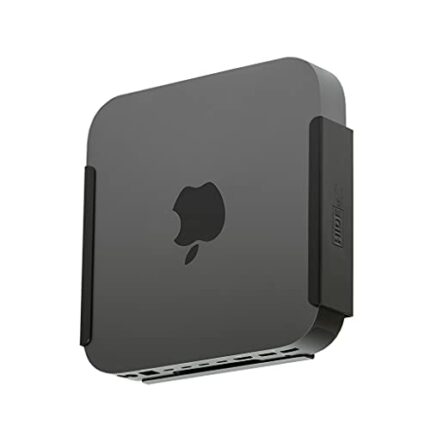 HIDEit Mounts MiniU Bracket for Mac Mini - US Patent, American Company - Steel Wall Mount, Under Desk Mount, VESA Monitor Mount for Mac Mini - Co