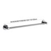 HIGOH Towel Rack Towel Rails Wall Mounted,Single Towel Storage Rack Towel Bar Stainless Steel Bathroom Hand Towel Holder，Polished Finish round To